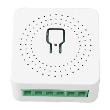 Imagem de FTVOGUE Módulo de Interruptor de relé Sem Fio Inteligente Com Atraso de Monitoramento de Energia para Automação Residencial 3.0, Controle Vocal para Consumo de Energia Eficaz, Material ABS/PC