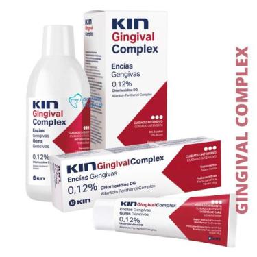 Imagem de Kit KIN Gingival Complex Creme Dental 95g + Enxaguatório 250 ml  KIN