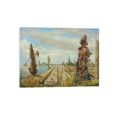 Imagem de Abstrato lona wall art pinturas famosas-Espelho-Poster e impressões para decoração casa sala de estar 60x80cm24x31in Sem Moldura