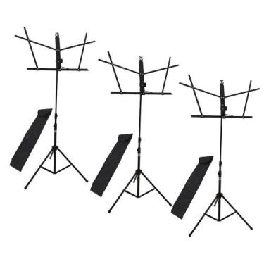 Imagem de Kit Estante para Partitura Dobrável S1 New York com 3 unidades