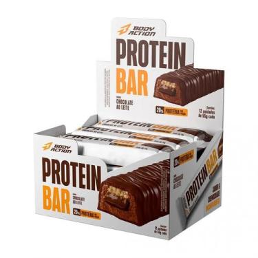 Imagem de Protein Bar (Display 12 unid 55g) - Sabor: Chocolate ao Leite - Body A