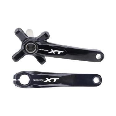 Imagem de Pedivela De Bicicleta Racework Xt, 170/175mm, Roda De Corrente Larga E
