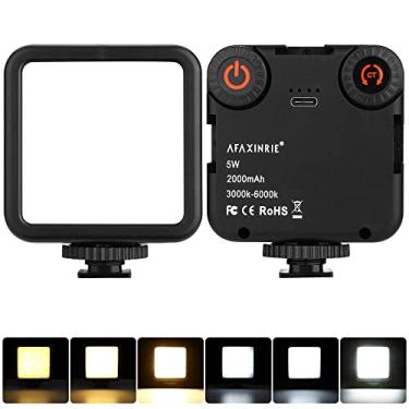 Imagem de AFAXINRIE Luz De Câmera, Portátil Para Fotografia, Iluminação Videoconferência, Vl 49C 2000Mah Led 3000K-6000K Bicolor Temperatura Ajustável, Lâmpada Preenchimento Brilhante Foto E Vídeo, Etc.