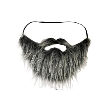 Imagem de simhoa Barba falsa, fantasia engraçada, acessório de fantasia de Halloween para baile de máscaras
