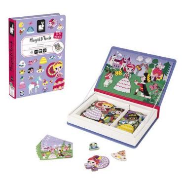 Imagem de Livro Magnético Princesas 63 Peças - Janod