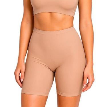 Imagem de Bermuda Slim Academia Confortável Adulto Feminina Dilady, Chocolate, G