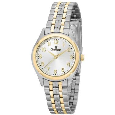 Imagem de Relógio CHAMPION feminino analógico prata dourado CH25972B