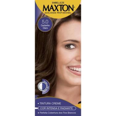 Imagem de Tintura Maxton Kit Prático 5.0 Castanho Claro Roma.