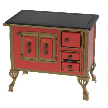 Imagem de Fogao a Lenha Venax GII n 1 Colonial Premium Vermelho SE