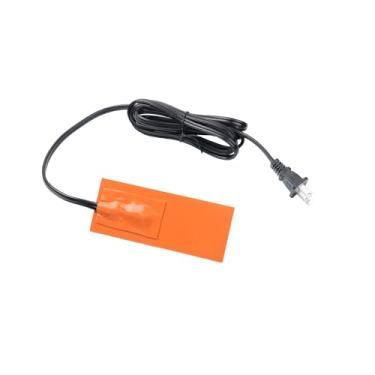 Imagem de Aquecedor de silicone para motor de carro de 5 x 12,7 cm - autoadesivo, almofada de aquecedor de panela de óleo para carro caminhão almofada de aquecedor de panela de óleo para superfície de metal com