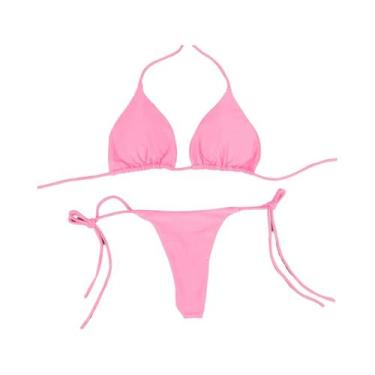 Imagem de Conjunto De Biquíni Feminino Sexy Push-up Acolchoado, Tanga De Verão, 