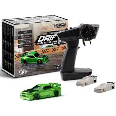 Imagem de Carro RC FLYCOLOR Turbo Racing C64 Drift 1:76 Escala 2,4 GHz