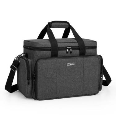 Imagem de Bolsa de maquiagem BAFASO Large Cosmetic com divisórias removíveis pre