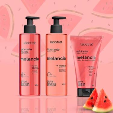 Imagem de Kit de Banho de Frutas Labotrat Dia a Dia Facial e Corporal, Melancia