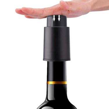 Imagem de Tampa Para Garrafa de Vinho a Vácuo Reutilizável Rolha a Vácuo para Preservar Sabor do Vinho Tintos Brancos e Rosés Champanhe - Conserve seu Vinho por Até 7 Dias