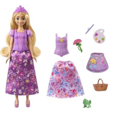 Imagem de Boneca Disney Princesa Rapunzel Fashion 2 em 1 - Mattel
