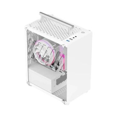 Imagem de Gabinete Mini ITX 7L Com Painel Lateral De Malha Acrílica, Alça Portát