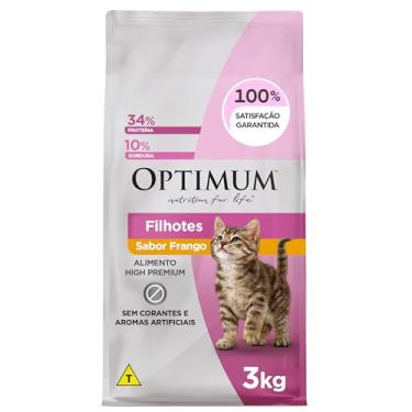 Imagem de Ração Optimum para Gatos Filhotes Sabor Frango 3kg