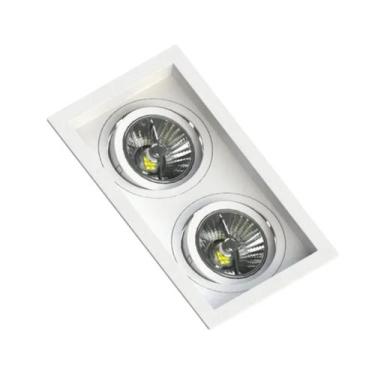 Imagem de Spot Embutir Recuo Save Energy Duplo Par30 E27 Branco