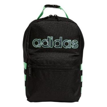 Imagem de adidas Lancheira unissex Santiago 2 para adultos, Estampa Camuflada Nomad Preto/Verde Feixe / 2.0, One Size, Adidas Lancheira unissex Santiago, caixa isolada para alimentos escolares descontinuada
