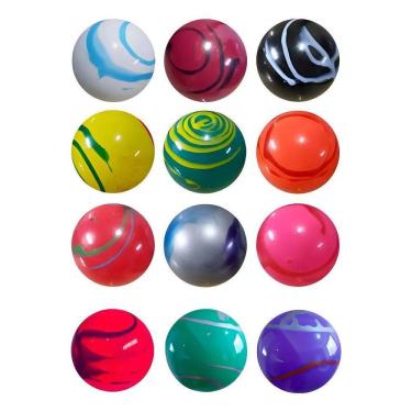 Imagem de 2X 5 Bola De Praia 40 Cm Bola Grande De Vinil Festas