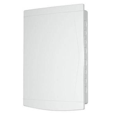 Imagem de Quadro de Distribuição Embutir PVC 27/36 Disjuntores sem Barramento Br