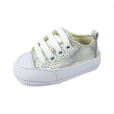 Imagem de Sapatinhos Bebê-Tenis recém-nascido primeiros passos 14ao20 Forro tecido espumado 1001C
