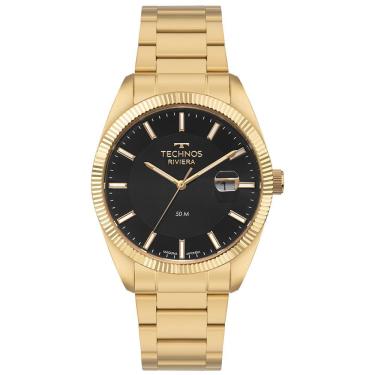 Imagem de Relógio Technos Masculino Riviera Dourado - 2317ag-1p
