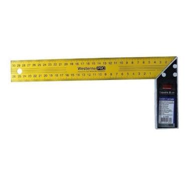 Imagem de Transferidor Esquadro Régua Profissional 12 Polegadas 30cm