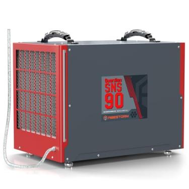 Imagem de Abestorm Desumidificador comercial de 198 litros com bomba e mangueira de drenagem para crawlspace, porão, grande espaço de até 2.600 m², unidade industrial de água Dmage, descongelamento automático