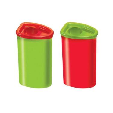 Imagem de Apontador faber-castell com depósito jumbo vd/vm, Verde