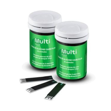 Imagem de Tiras de Glicemia Care Plus Caixa com 50un Multi Saúde - HC489 HC489