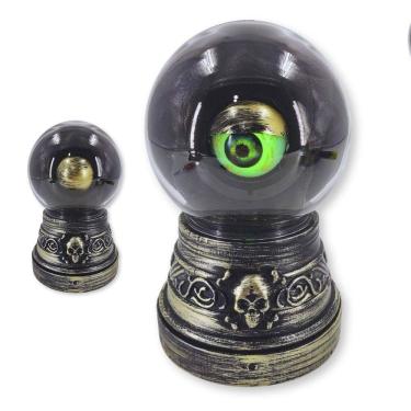 Imagem de Bola de Cristal Olho Hallowen Festa Acende Movimenta Som Susto Sensor Decoraçao Casa Terror Assombrado Horripilante