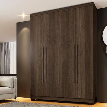 Imagem de Guarda Roupa Solteiro 4 Portas com Pés New Master Benetil