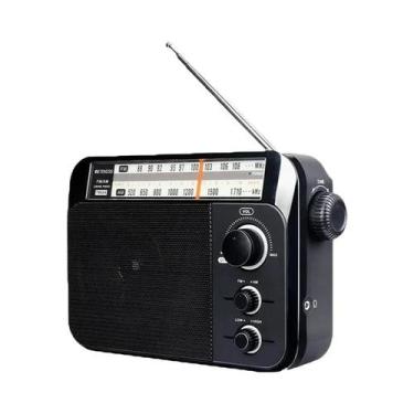 Imagem de Rádio FM AM Portátil Recarregável Com Alto-falantes Alimentado Por Bat