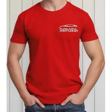 Imagem de Camiseta Camisa Feminina Masculina Algodão Uniforme Profissional Traba