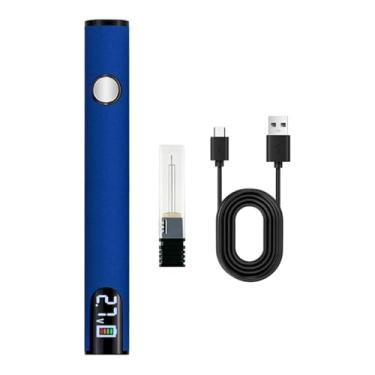 Imagem de harayaa Kit de ferro de solda sem fio, caneta de solda atualizada, mini caneta com bateria recarregável USB de 650 mAh para eletrodomésticos eletrônicos DIY, Azul