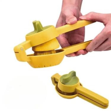 Imagem de Espremedor Limão Laranja Manual Sistema Giratório Suco Fruta Colorido Limonada(2,Aleatórios)