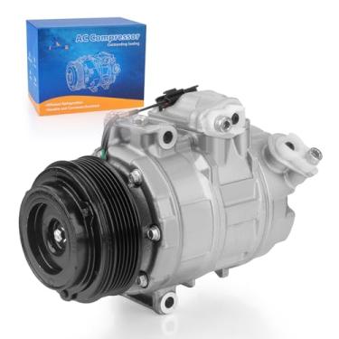 Imagem de Vinomkii Compressor de ar condicionado AC com embreagem para Ford Explorer 3.5L 2011-2015, Police Interceptor Utility 3.7L 2013-2015 Substituição CO-9777C, 98332, 97332, BB5Z19703B