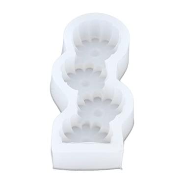 Imagem de Moldes de Vela de Silicone para o Dia Dos Namorados, Artesanato Bricolage, Ferramentas Artesanato Francês Argila Argila Seca, que Não (Margarida)