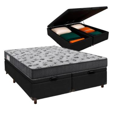 Imagem de Bau Bipartido e Colchão Casal D33 Iso100 Ortobom