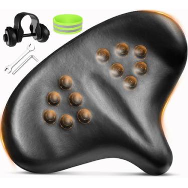 Imagem de Assento de bicicleta Xmifer King Size 5X Ultra Wide Wing Gel Massage