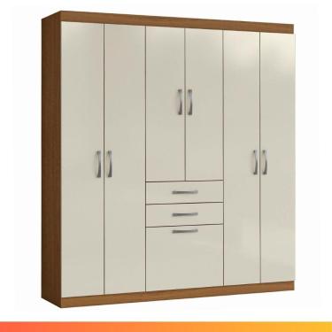 Imagem de Guarda Roupas Casal 7 Portas 2 Gavetas Lisboa Aramóveis Atac/areia