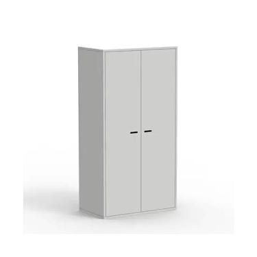 Imagem de Armário Guarda-roupa Roupeiro Organizador Infantil Kimberly Cinza 100% Mdf