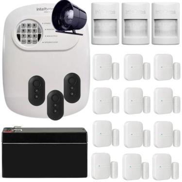 Imagem de Kit Alarme 3 Sensor Ivp 1000 Infra Sf E 12 Magnéti Intelbras