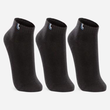 Imagem de Kit lupo meia soquete ref:03225-089 algodao, Preto, 37/0