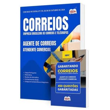 Imagem de Combo CORREIOS - Agente de Correios - Atendente Comercial - Apostilas 