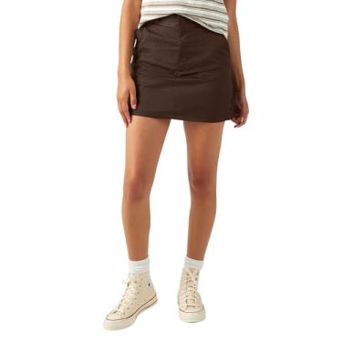 Imagem de Dickies Minissaia de trabalho feminina, Marrom escuro, 60