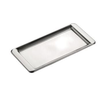 Imagem de Bandeja Inox Café Retangular 30X15Cm Hotel Cafeteria - Yangzi