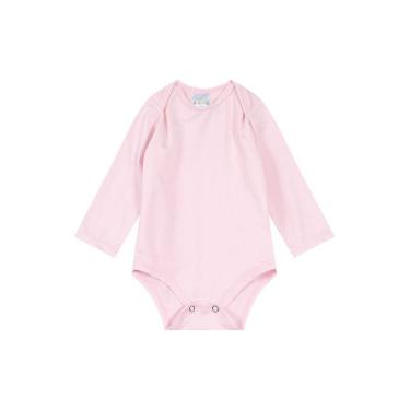 Imagem de Body bebê unissex térmica leve Brandili Baby-Rosa